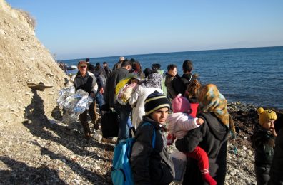 Άφιξη προσφύγων στη Μυτιλήνη